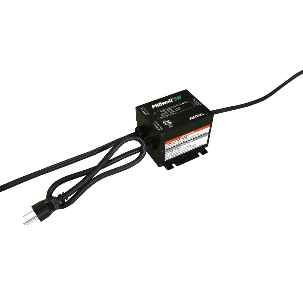 Xantrex Technology 808-0915 Remote Transfer Switch for RV & Marine Power Systems | Automatic Generator Switching Solution for Home Backup & Off-Grid Living