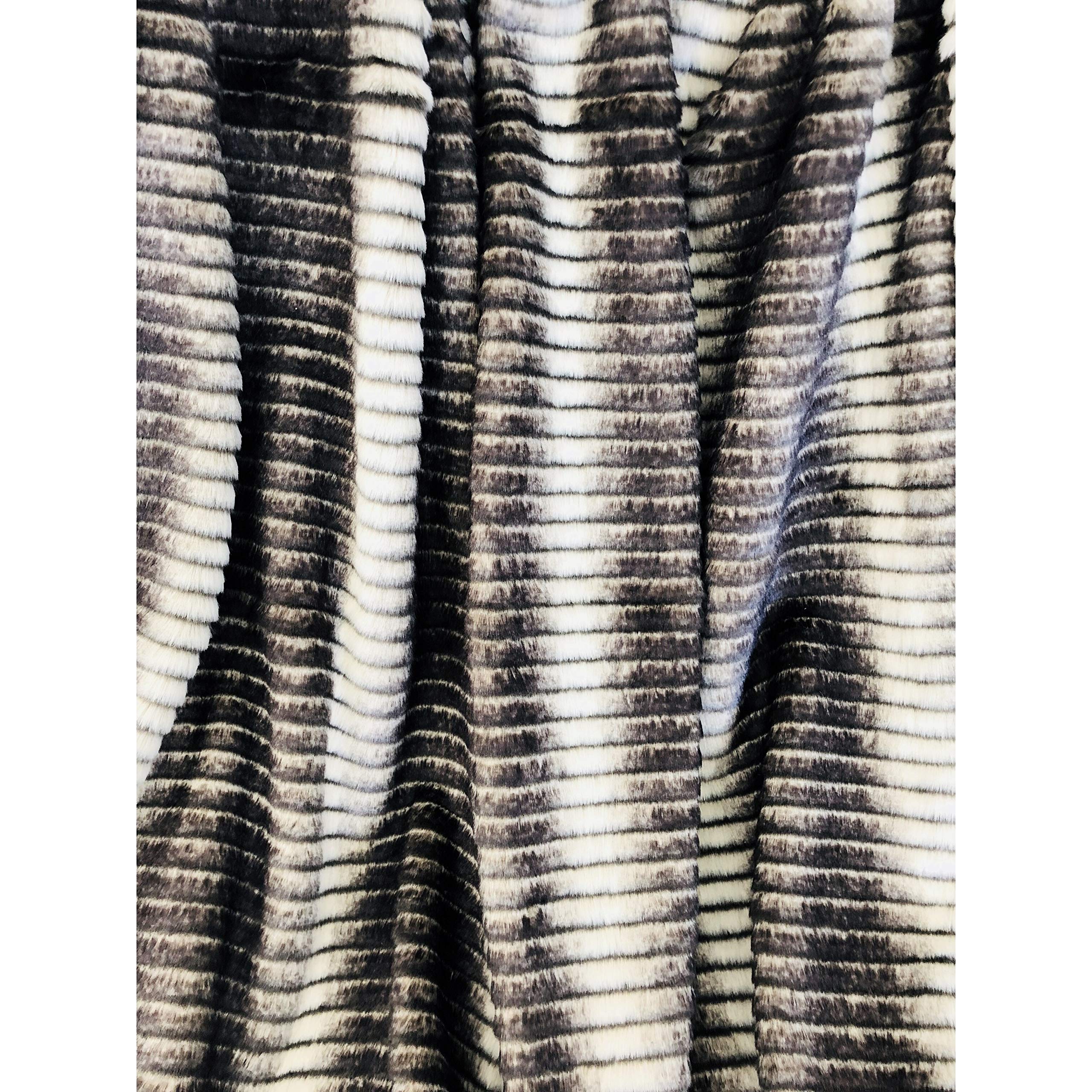Plutus Faux Fur Luxury Throw Blanket - 108