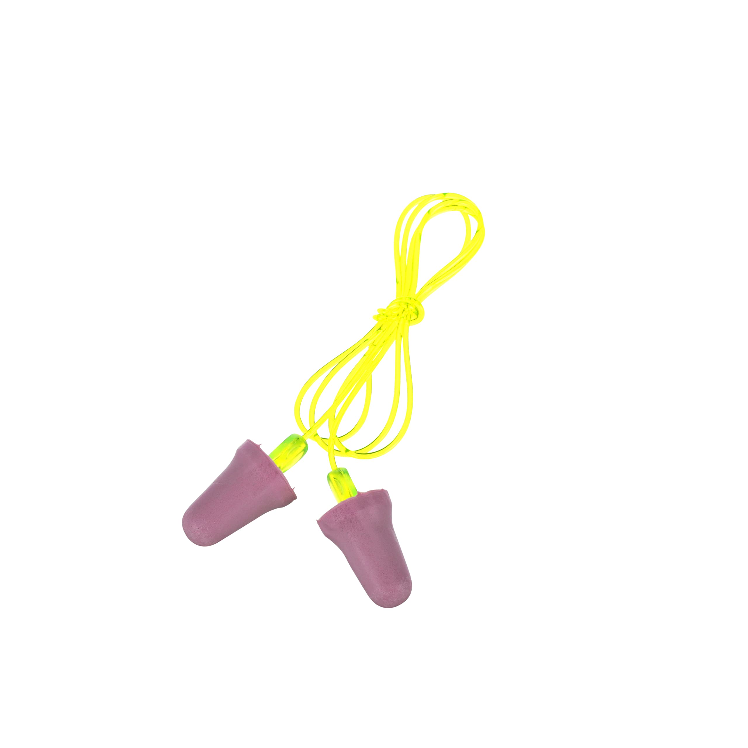 3M No-Touch Push-to-Fit Earplugs P2001 with Cord - Noise Reduction for Sleeping, Studying & Work - Comfortable Hearing Protection for Construction, Travel & Concerts