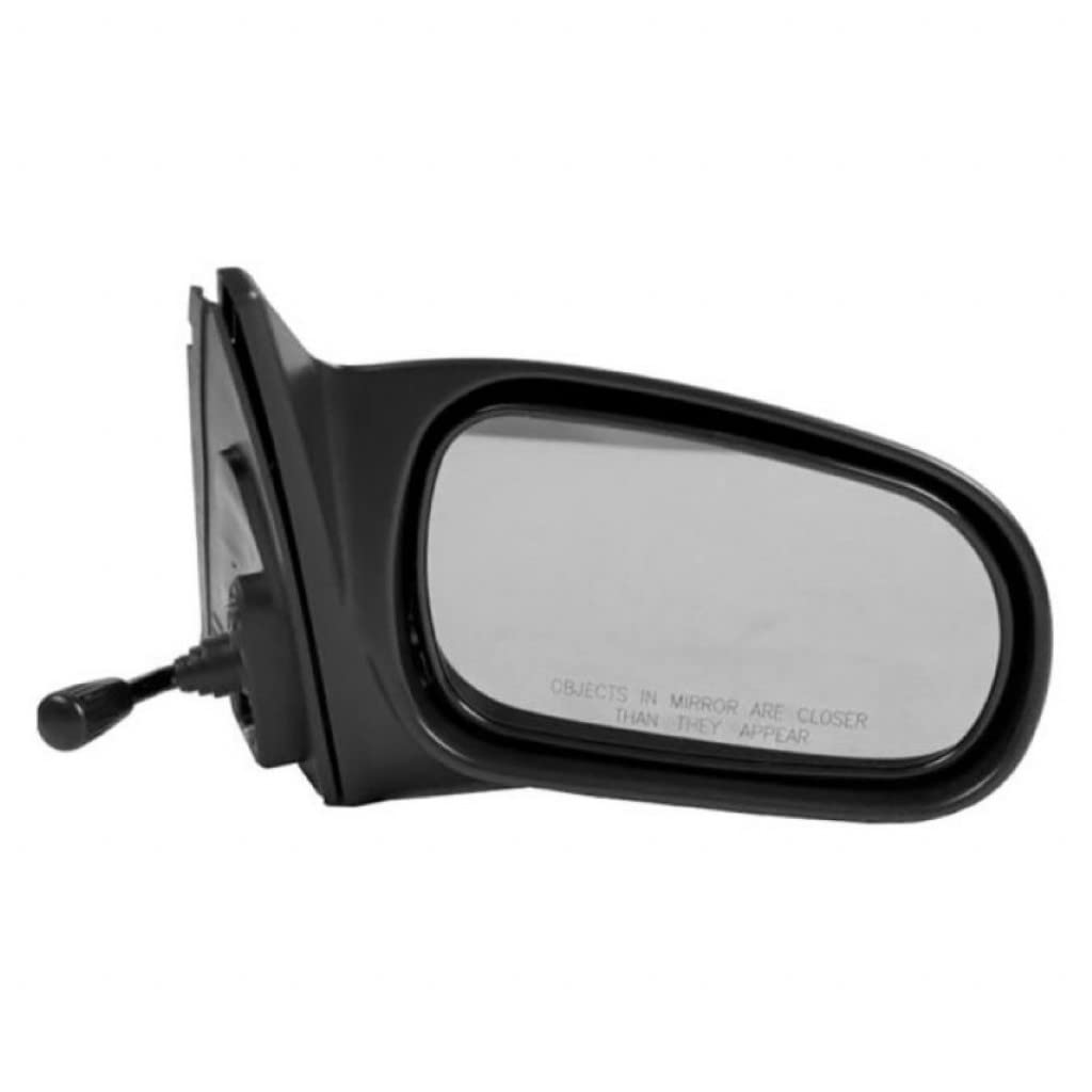 1999-2000 Honda Civic Sedan Passenger Side Door Mirror - Non-Heated Black Smooth Non-Folding Replacement (Part# 76200S01A05 HO1321123) | Perfect for Mirror Replacement & Car Maintenance
