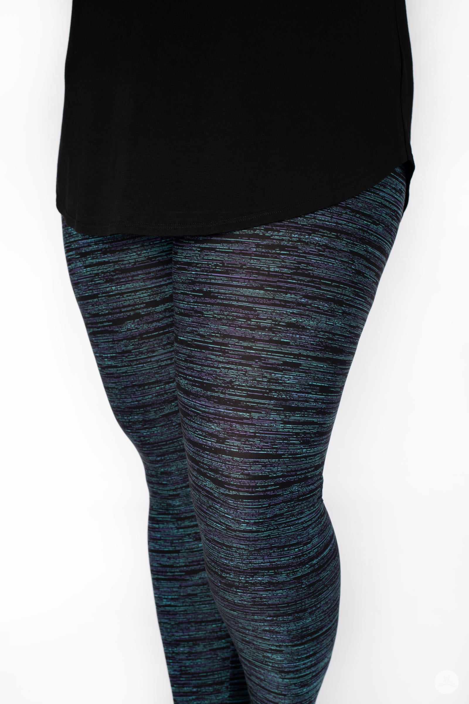 Arcade Opal Patterned Leggings for Women - High Waisted Yoga Pants with Unique Print - Perfect for Workout, Gym, Running & Casual Wear