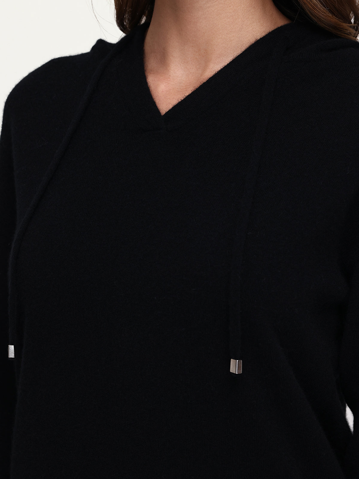 Madison Cashmere Hoodie for Women - Soft & Luxurious Winter Pullover Sweater | Cozy Lounge Wear & Casual Outfit for Cold Weather