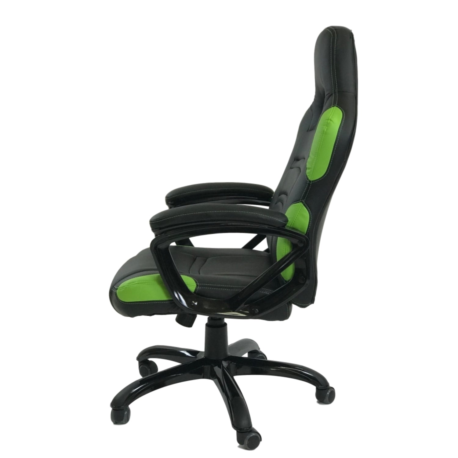 HAWK SERIES 8701 Ergonomic Gaming Chair with Lumbar Support - Black & Green for PC, Console, and Office Use - Perfect for Gamers, Streamers, and Remote Workers