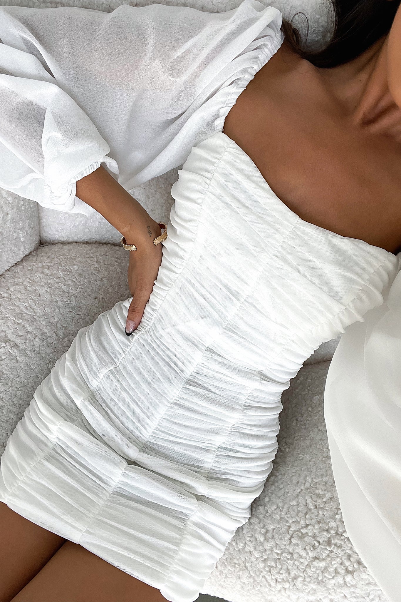 Elegant White Martini Dress for Women - Perfect for Cocktail Parties, Evening Events & Special Occasions