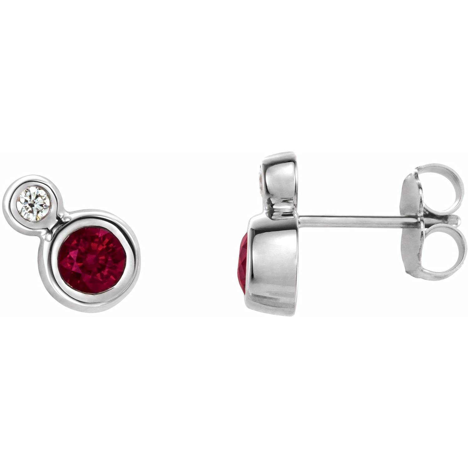 14K Gold, Sterling Silver & Platinum Gemstone & Natural Diamond Stud Earrings for Women | Fine Jewelry Gifts for Her | Perfect for Weddings, Anniversaries & Special Occasions