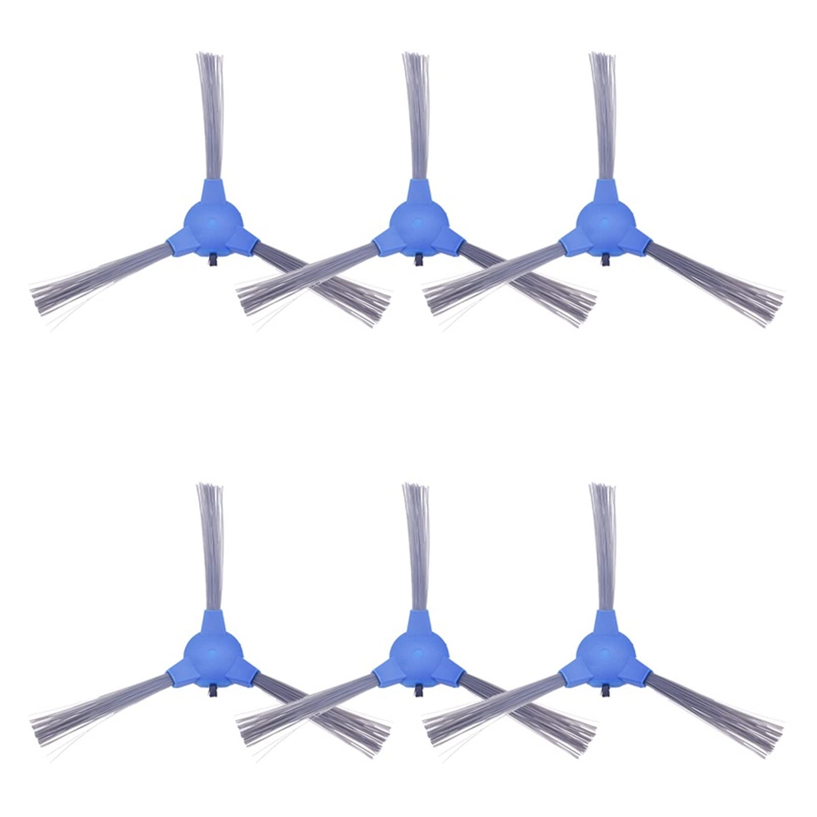 6/10 PCS Replacement Side Brushes for Coredy R500, R500+, R300, R650 Robot Vacuum Cleaner - Compatible Cleaning Parts Accessories (6-Piece Set) - Perfect for Hard Floors, Carpets & Pet Hair Removal