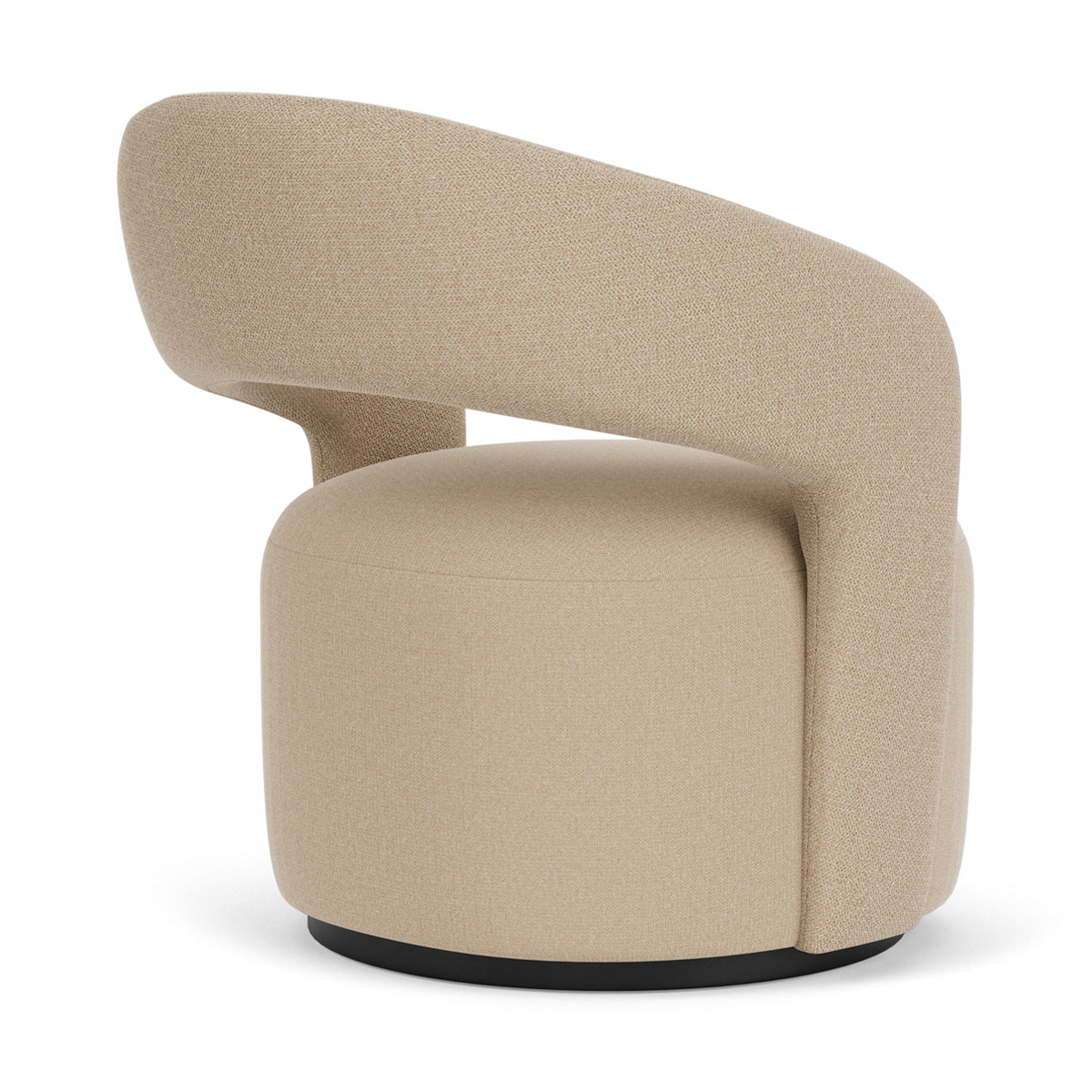 Stylish Judi Fabric Swivel Armchair - Modern Upholstered Accent Chair with 360° Rotation for Living Room, Bedroom or Office - Comfortable Lounge Seating for Home Decor