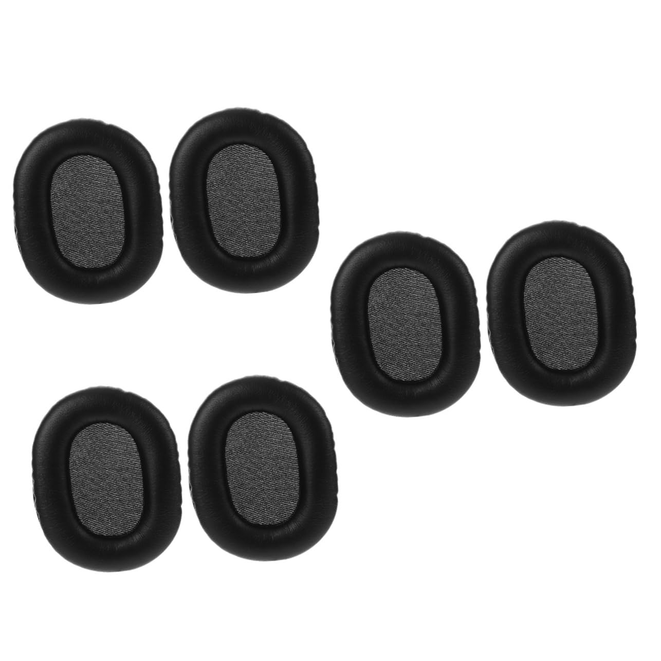 HOMSFOU 6 Pcs Replacement M50 M50cwh Headphone Ear Pads - Soft Comfortable Noise Isolating Cushions for Studio & Gaming Headsets - Perfect for Music, Work & Long Listening Sessions
