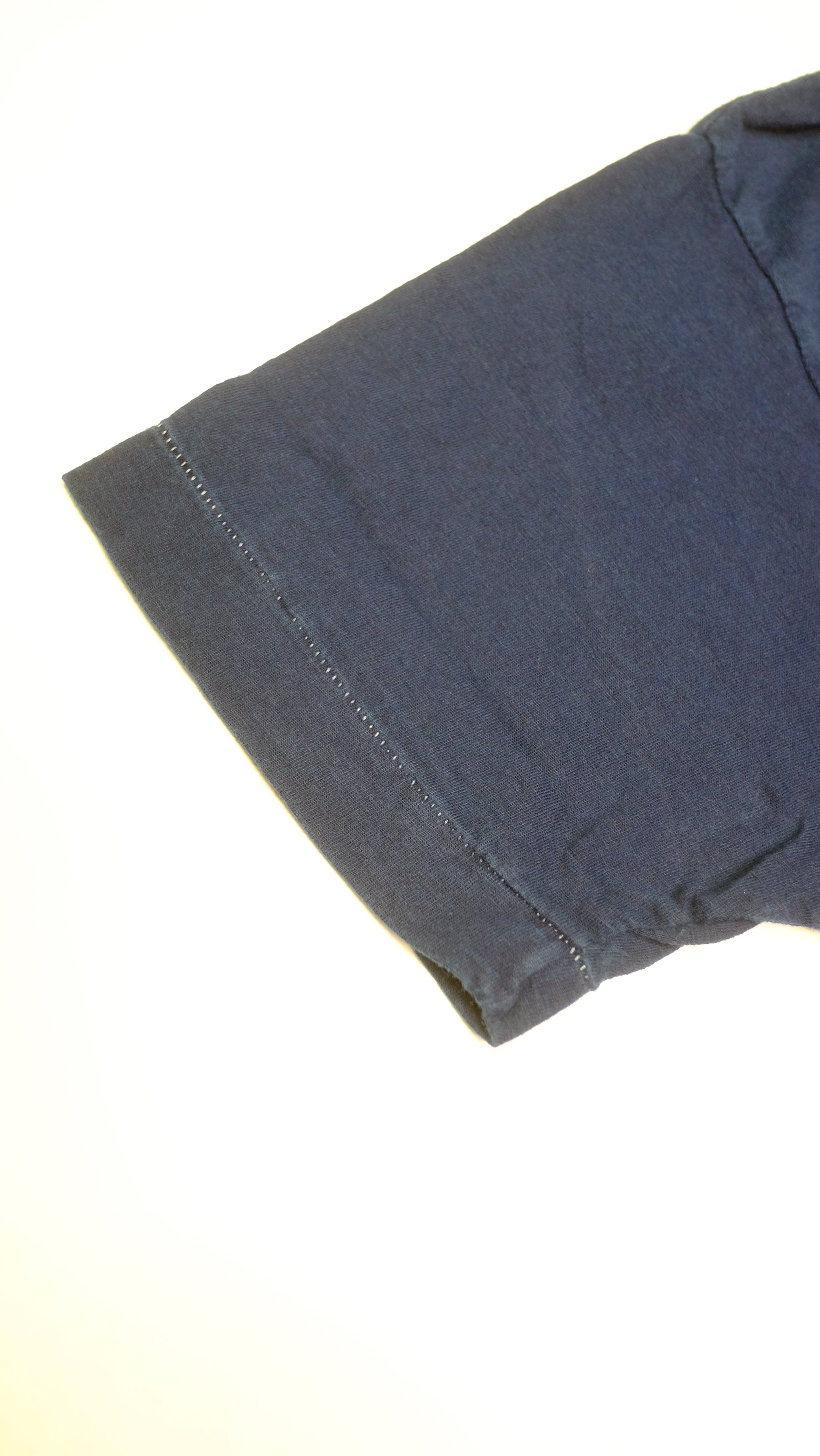 Utilitees 5.5oz Loopwheel Crew Neck T-Shirt - Pure Indigo Dye (Iron Heart Inspired) | Premium Cotton Tee for Casual Wear & Street Style