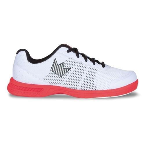 Brunswick Men's Fuze Red & White Bowling Shoes - Lightweight & Comfortable for League Play & Casual Bowling
