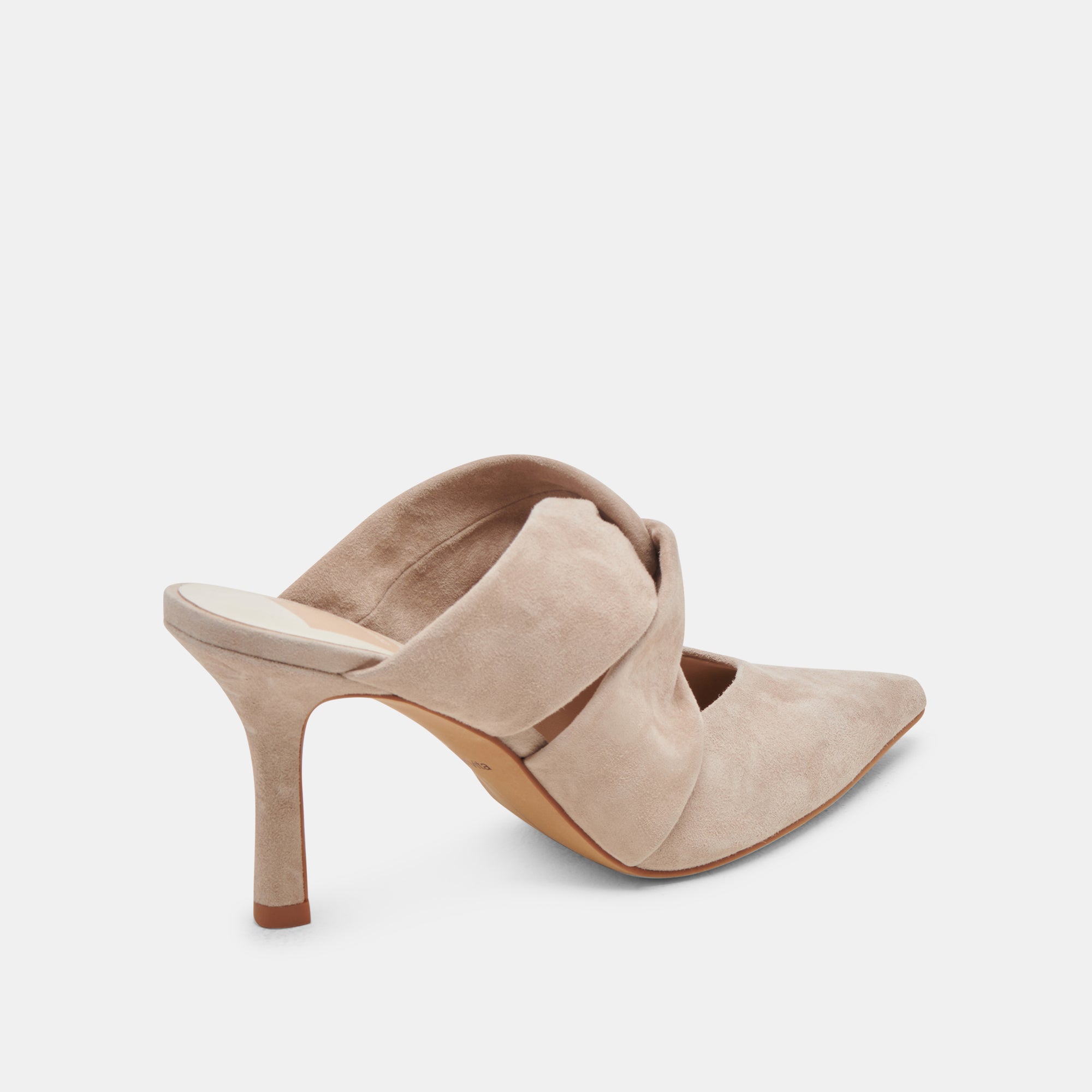 KELSY Women's Taupe Suede High Heels - Elegant Dress Shoes for Parties, Weddings & Office Wear