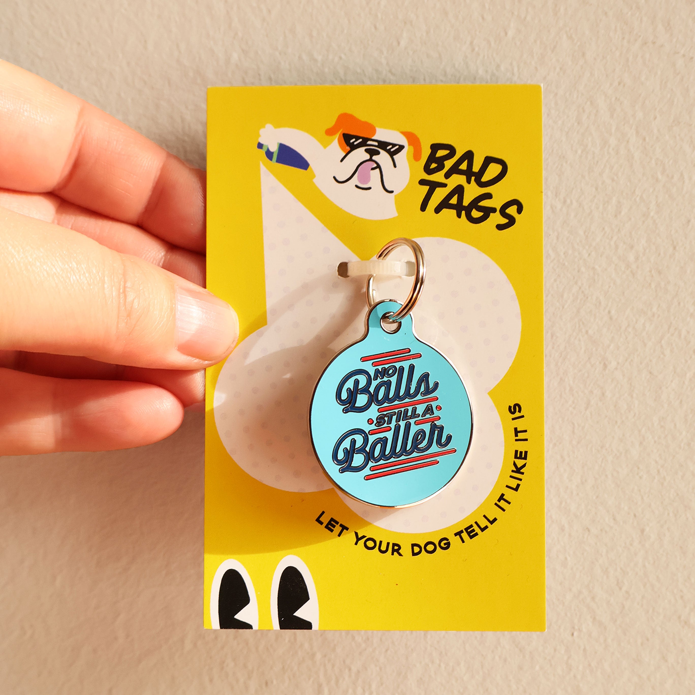 Bad Tags No Balls - Funny Sarcastic Novelty Gift for Men & Women - Perfect for Parties, Gag Gifts & Prank Scenes
