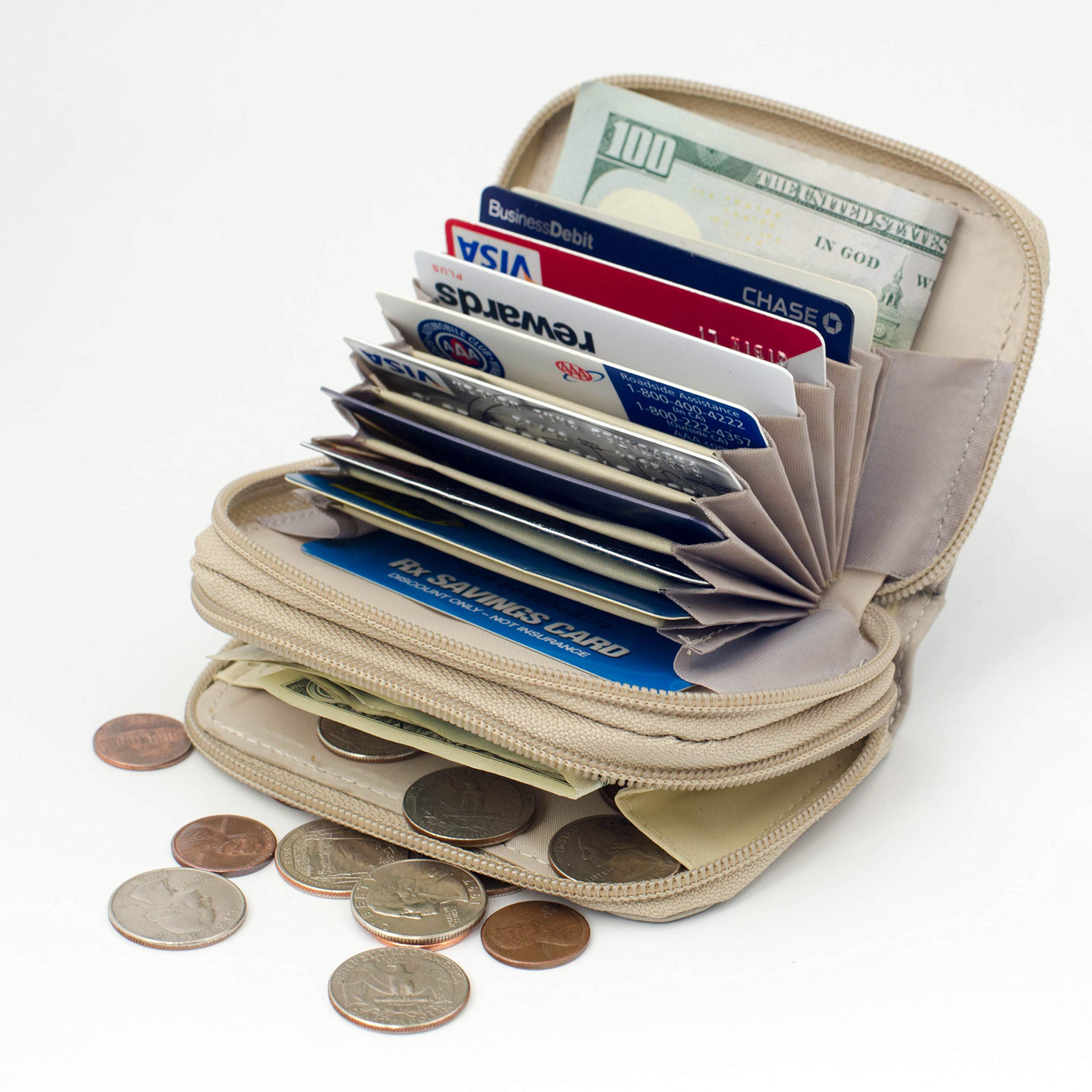 Genuine Leather Credit Card Holder - Slim RFID Blocking Wallet for Men & Women | Perfect for Travel, Business & Everyday Use