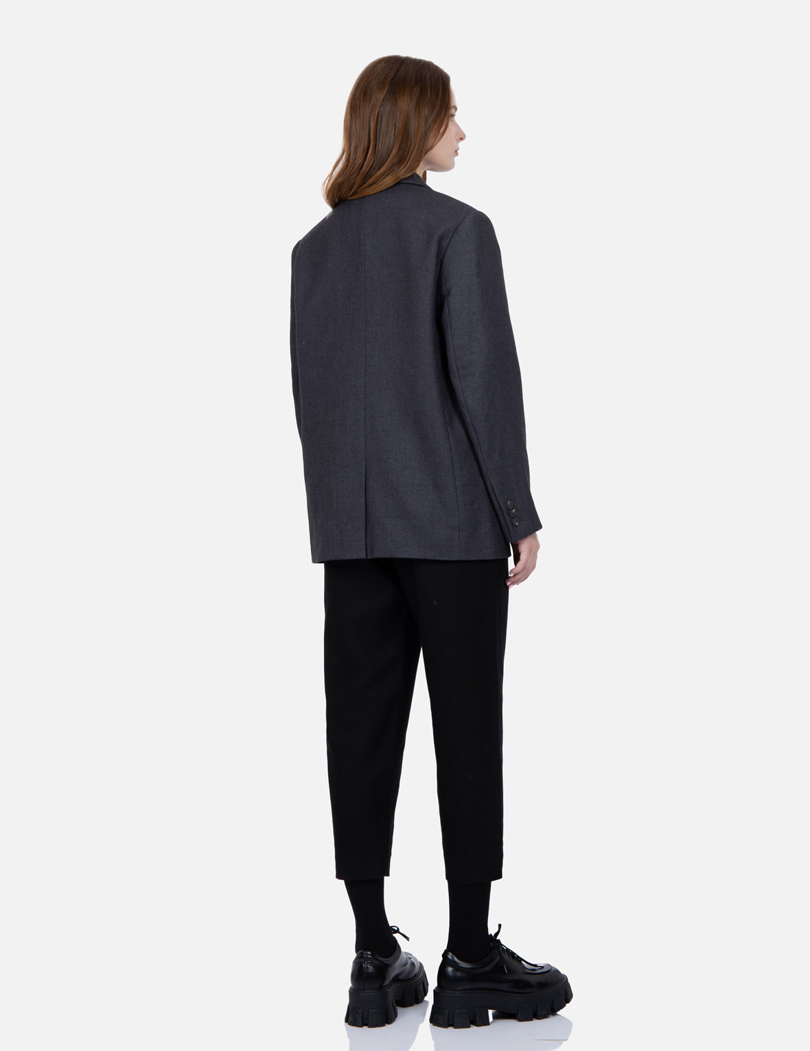 Seagull Embroidery Wool Blend Tapered Pants for Women - Comfortable & Stylish Casual Trousers for Fall/Winter Fashion, Office Wear & Daily Outfits