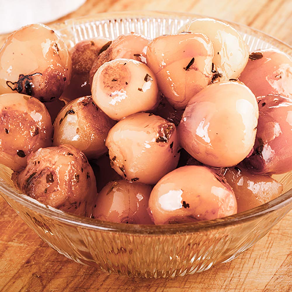Sanniti Grilled Lampascioni Wild Onions - 9.6 oz Jar | Italian Gourmet Onions | Perfect for Salads, Pasta & Charcuterie Boards