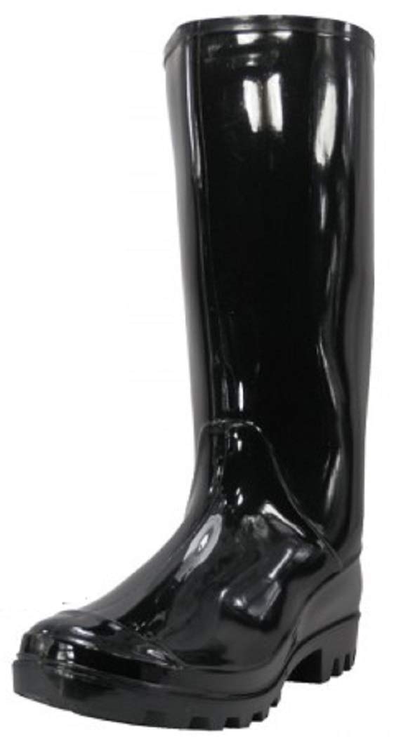 Women's Classic Rain Boots Size 18 - Waterproof Rubber Rain Shoes for Women - Perfect for Gardening, Hiking & Wet Weather Outdoor Activities