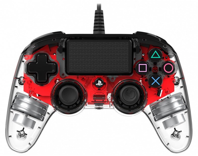Nacon Compact Wireless Gaming Controller with LED Illumination - Ergonomic Design for PC, PS4, PS5 & Switch Gaming Sessions