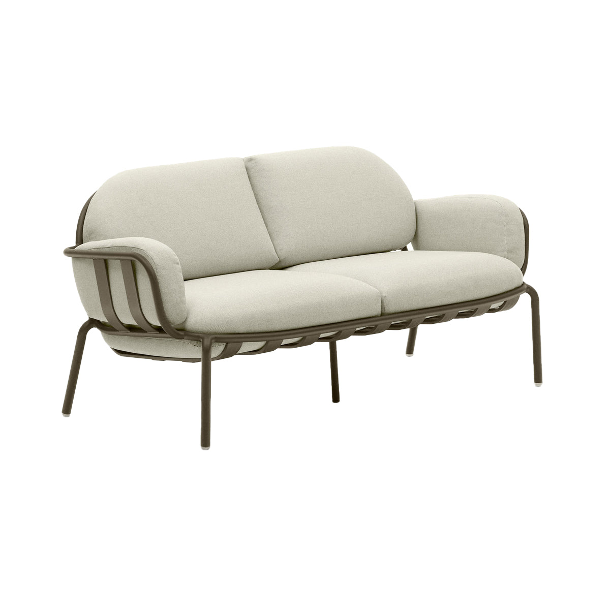 Joncols Outdoor 2-Seat Patio Sofa Set with Weather-Resistant Cushions - Perfect for Garden, Backyard, and Poolside Relaxation