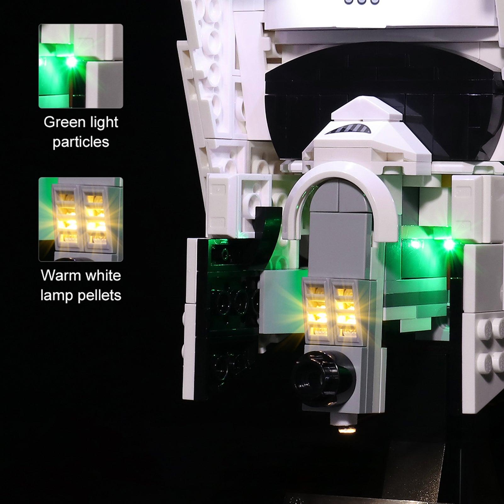 Lego Star Wars Scout Trooper Helmet 75305 Light Kit - LED Lighting Set for Display & Customization - Perfect for Collectors & Home Decor