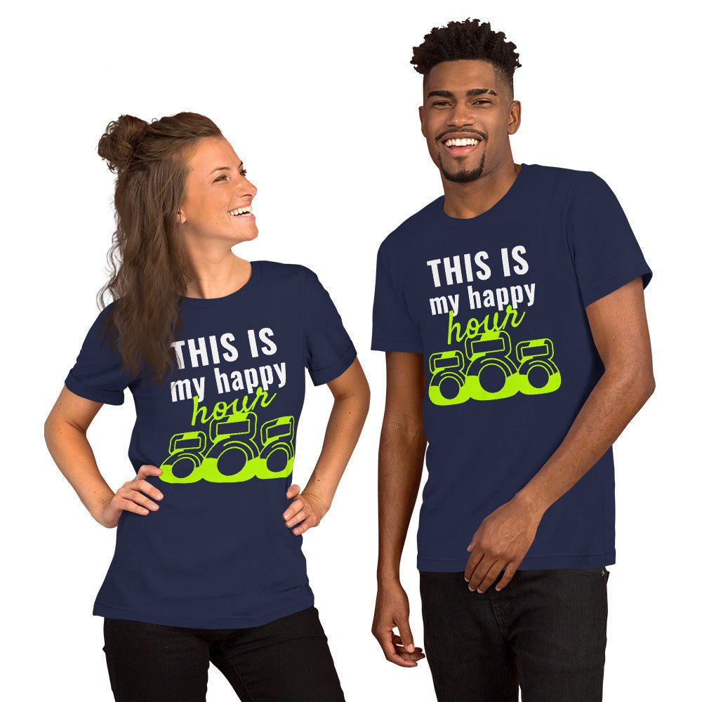 This Is My Happy Hour Workout Unisex T-Shirt - Comfortable Gym & Casual Wear for Men and Women