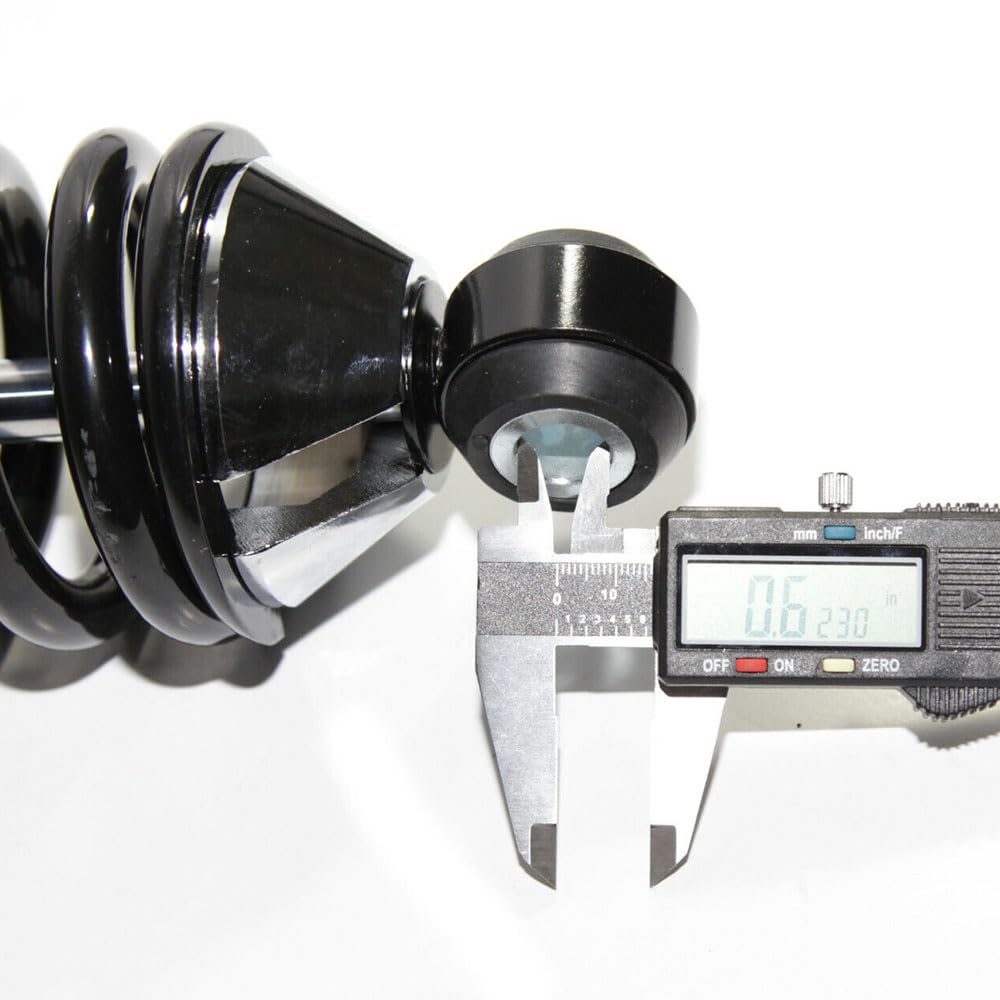 Rear Street Rod Coil Over Shock - Black Coated Spring with 250lb Spring Rate - Perfect for Classic Car Suspension Upgrades & Hot Rod Restoration Projects