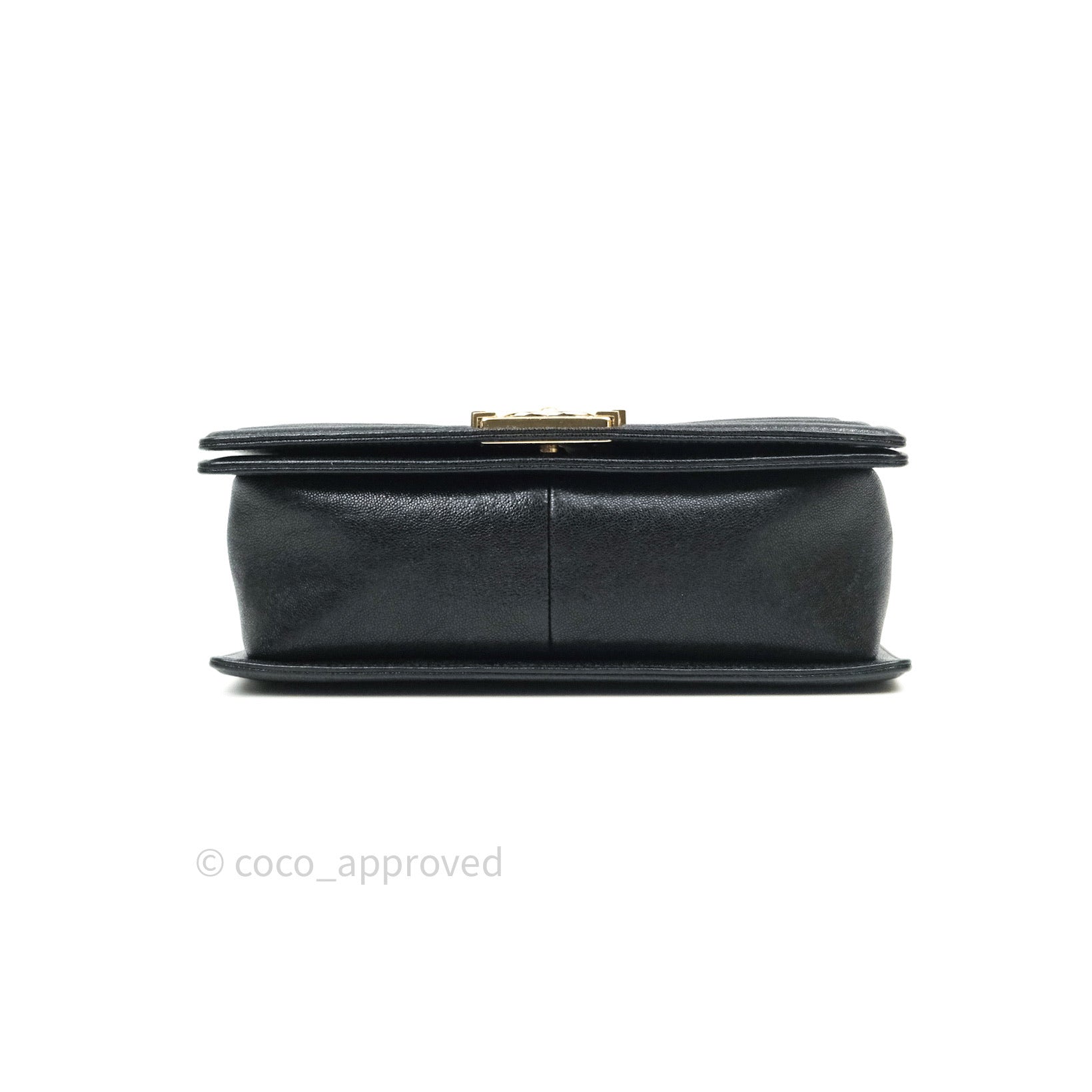 Chanel Boy Chevron Medium Black Caviar Gold Hardware Bag - Luxury Designer Handbag for Women | Perfect for Evening Parties, Date Nights & Special Occasions
