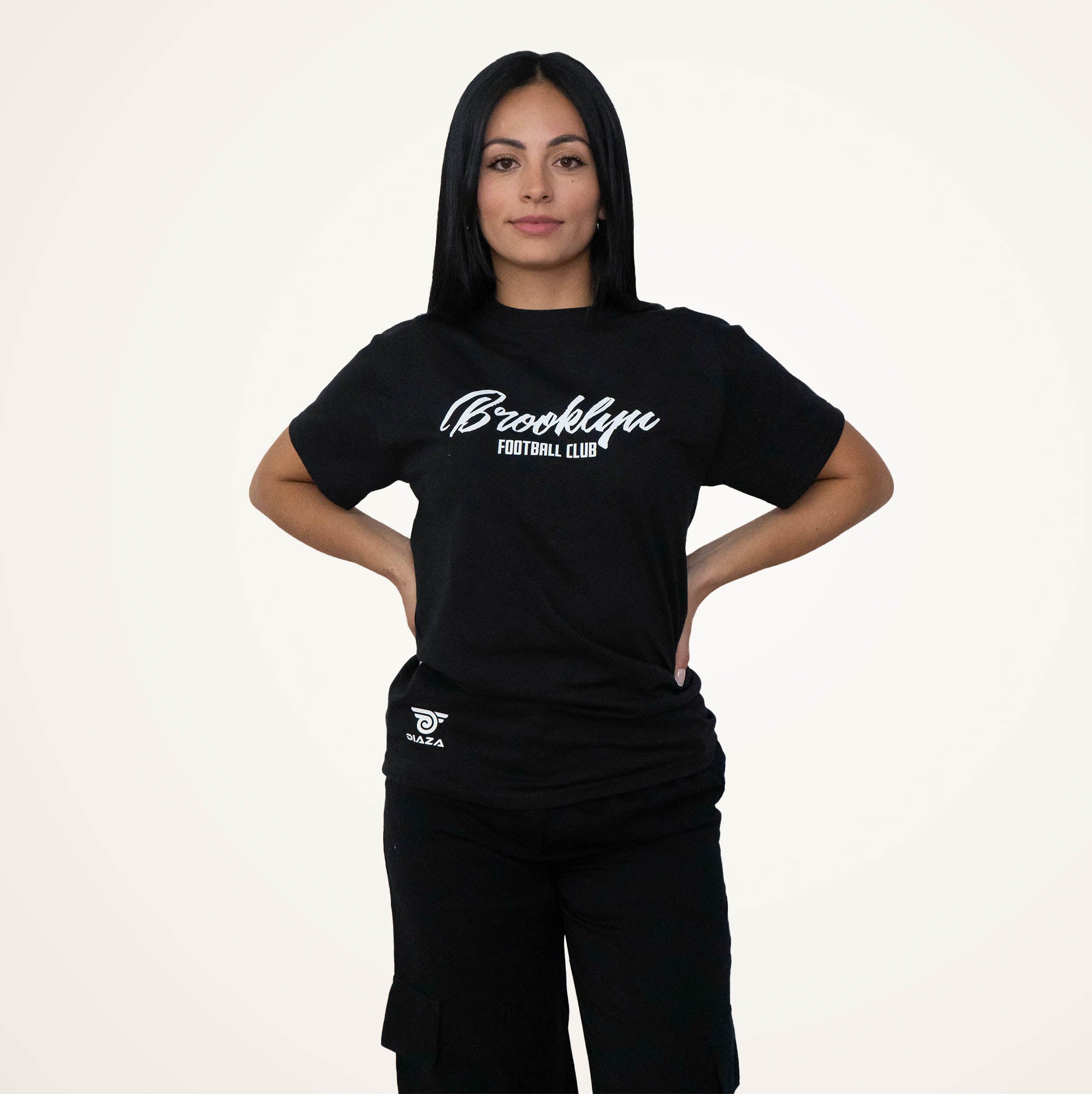 Brooklyn FC Women's Classic Black T-Shirt - Comfortable Soccer Jersey for Fans, Training & Casual Wear