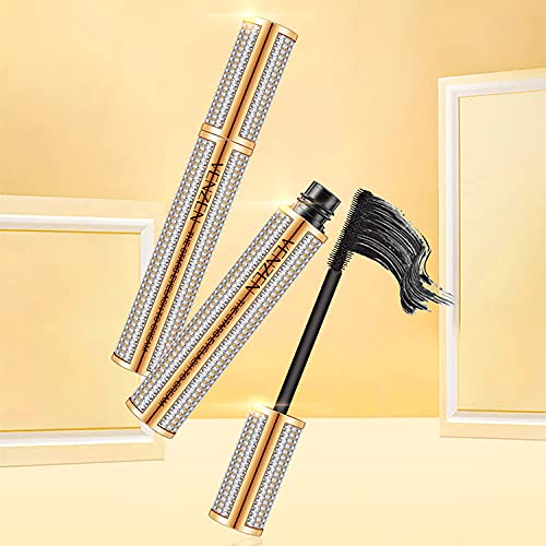 4D Silk Fiber Volumizing Mascara - Black Waterproof Matte Finish for Long Lashes (8g) | Perfect for Everyday Wear, Date Night & Special Occasions