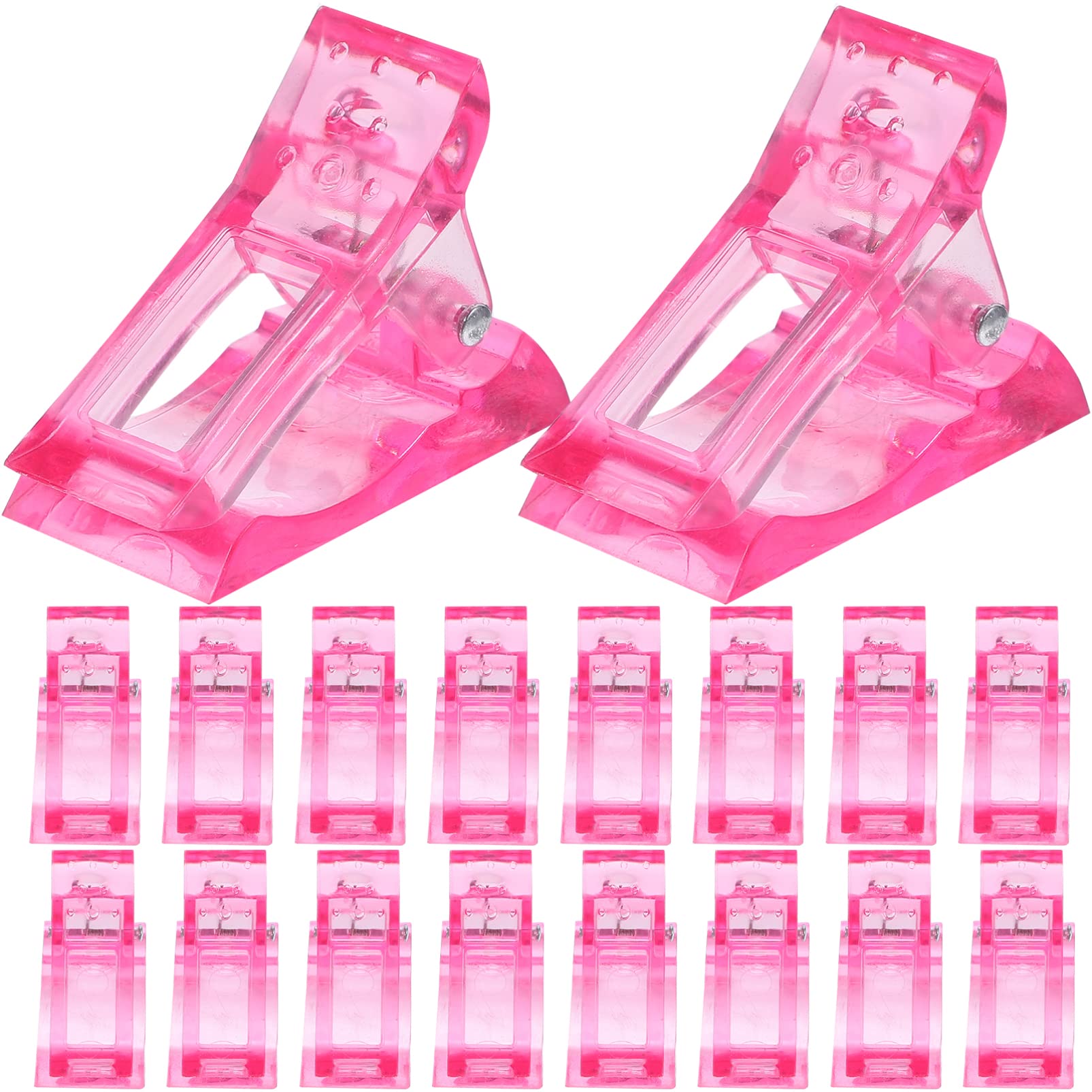 Beavorty 20pcs Nail Tips Clips - DIY Manicure Tools for Nail Extension & Art | Home Salon Use