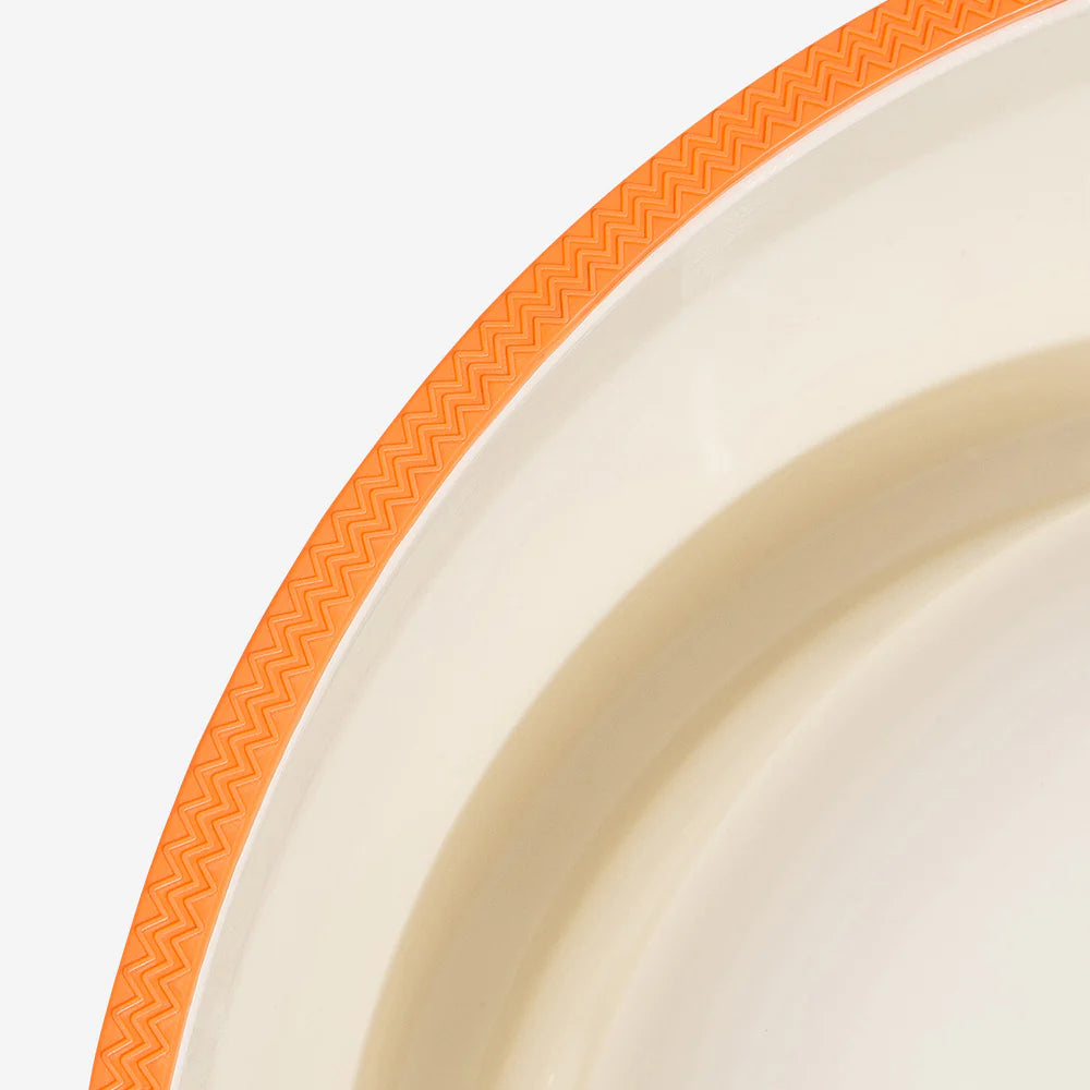 Zee.Dog Plato Classic Melamine Bowl - Durable Pet Food & Water Dish for Dogs & Cats - Perfect for Indoor, Outdoor & Travel Use