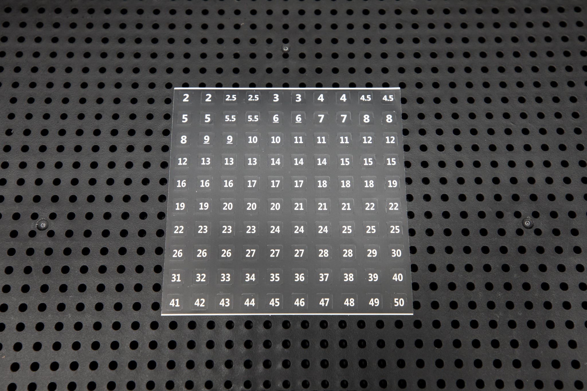 Durable Tool Grid Identification Labels - Waterproof & Customizable for Workshop, Garage & Industrial Organization - Perfect for Toolbox, Storage & Equipment Labeling