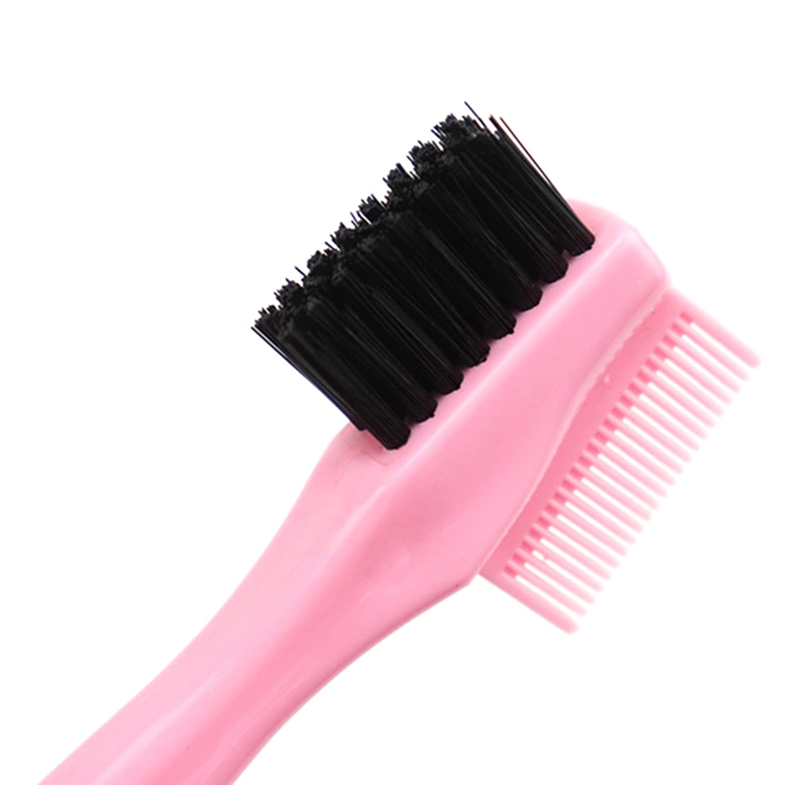 Double-Sided Hair & Eyebrow Brush - Smooth Styling for Salon & Home
