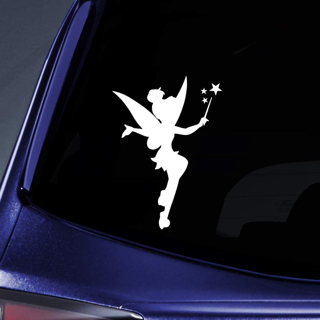 Sexy Fairy Silhouette Vinyl Stickers - Waterproof Decals for Laptop, Notebook, Car, Phone (5.5