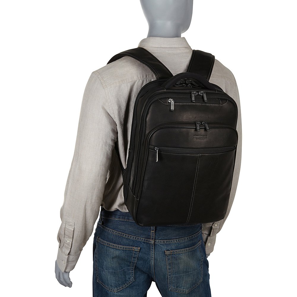 Kenneth Cole Reaction Manhattan Messenger Bag for Men - Stylish Shoulder Satchel & Convertible Backpack - Perfect for Work, Travel & Daily Commute