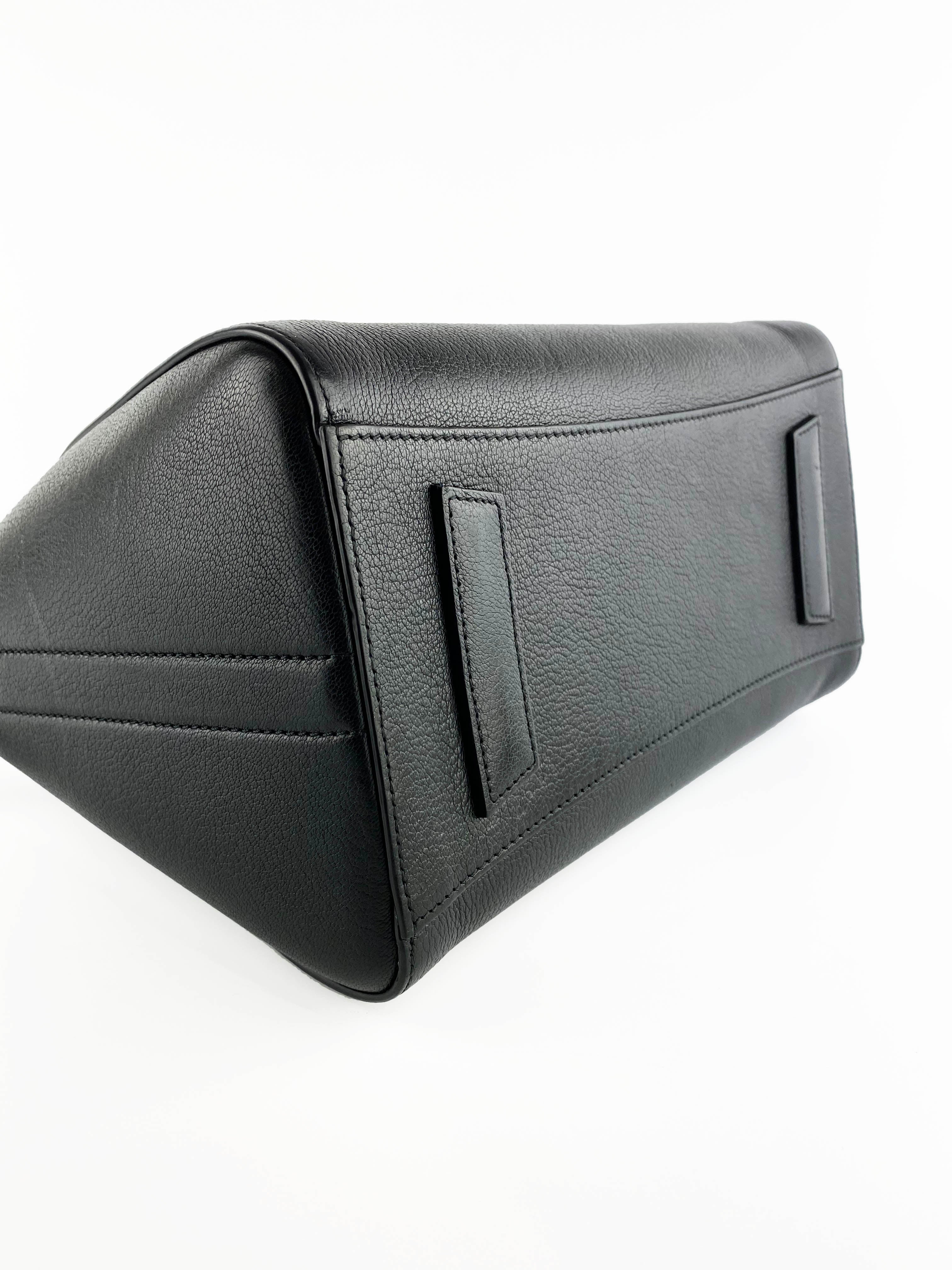 Givenchy Black Small Antigona Tote Bag - Luxury Leather Handbag for Women | Perfect for Work, Travel & Everyday Use