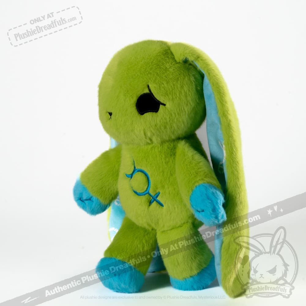 Plushie Dreadfuls Dyscalculia Rabbit - Soft Stuffed Animal Toy for Kids & Adults, Comfort Plush for Anxiety Relief, Math Learning Aid, Unique Gift for Neurodiversity Awareness