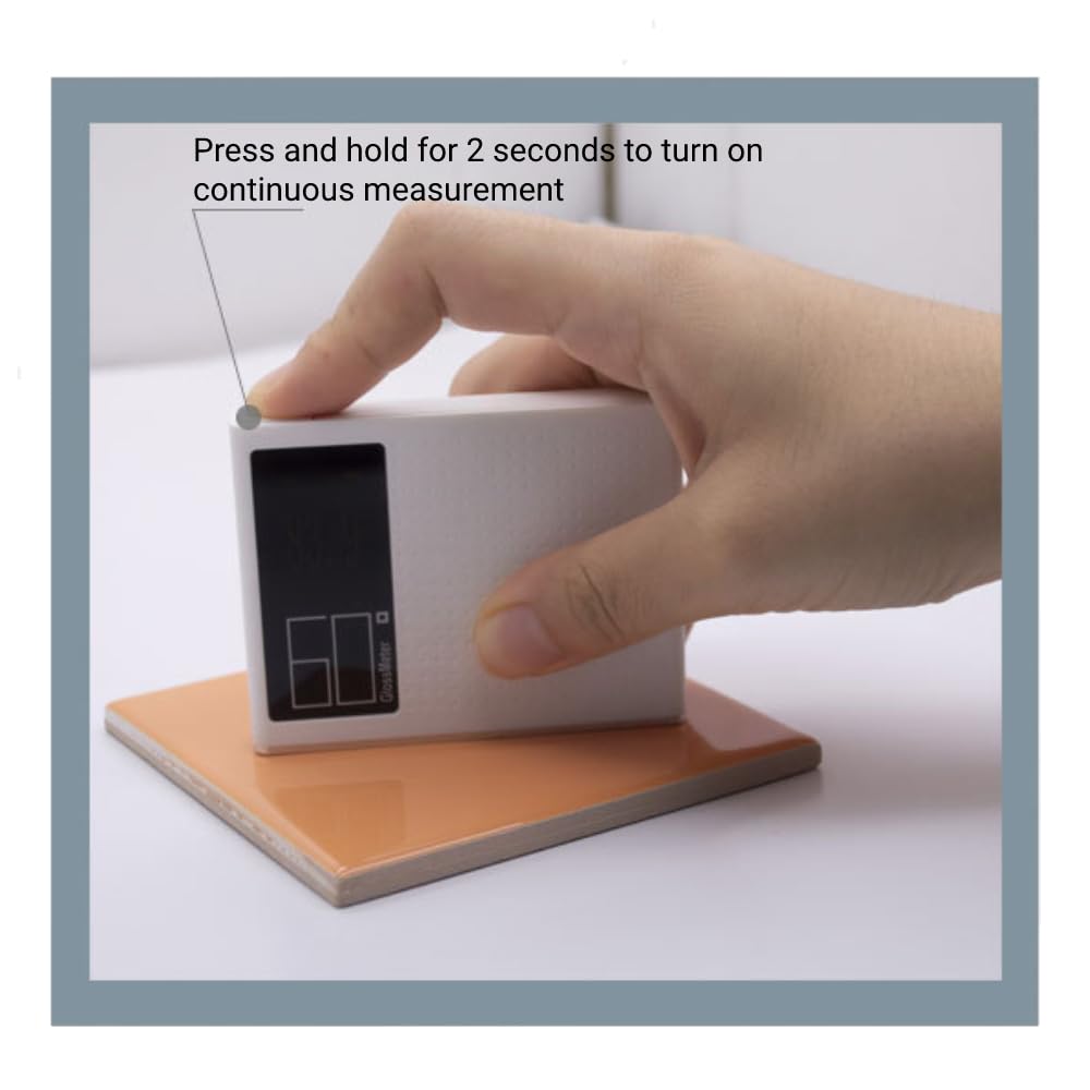 Professional DG60-Pro Gloss Meter (0-1000GU) - 60 Degree Angle Car Paint & Stone Glossometer with USB+Bluetooth - High-Precision Gloss Testing Equipment for Automotive, Glass, Hardware & Mobile Phone Surfaces - Perfect for Auto Detailing, Quality Control & Industrial Inspection