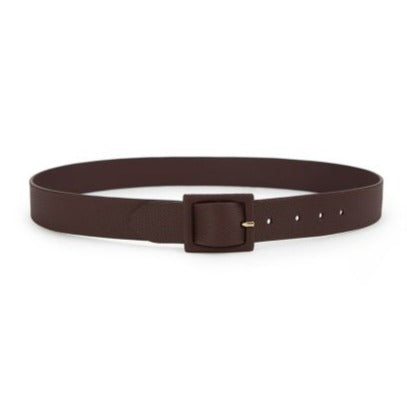 Premium Narrow Soft Grain Leather Belt for Men & Women - Classic Slim Dress Belt for Office, Casual & Formal Wear - Adjustable & Stylish Accessory