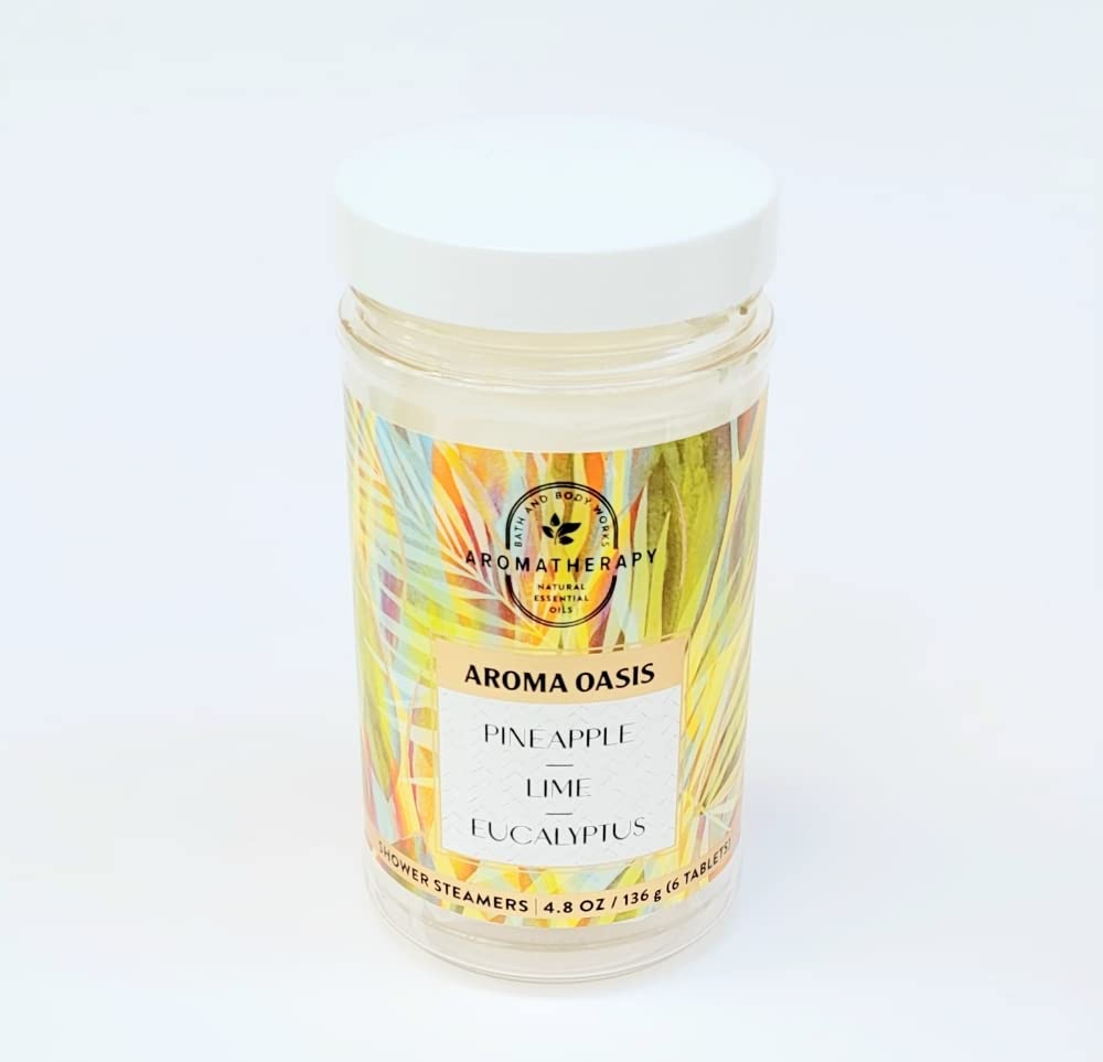 Bath and Body Works Pineapple Lime Eucalyptus Aromatherapy Shower Steamers for Relaxation & Stress Relief - Spa Experience at Home