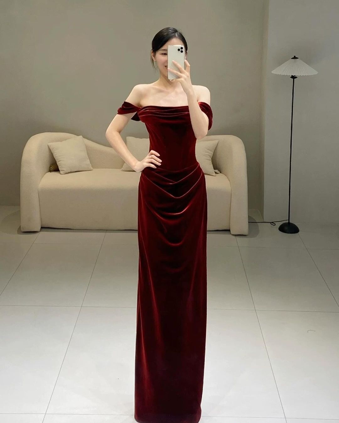 Burgundy Off Shoulder Sheath Long Prom Dress J3058 - Elegant Formal Gown for Homecoming, Evening Party & Special Occasions