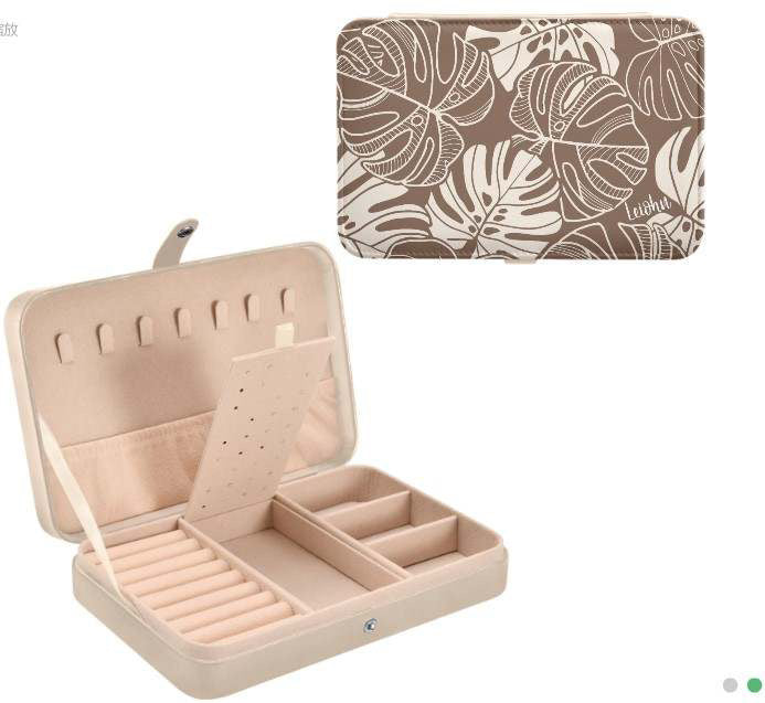 Stylish Travel Jewelry Organizer - Portable Jewelry Case for Necklaces, Rings & Earrings - Perfect for Vacation, Business Trips & Gifts