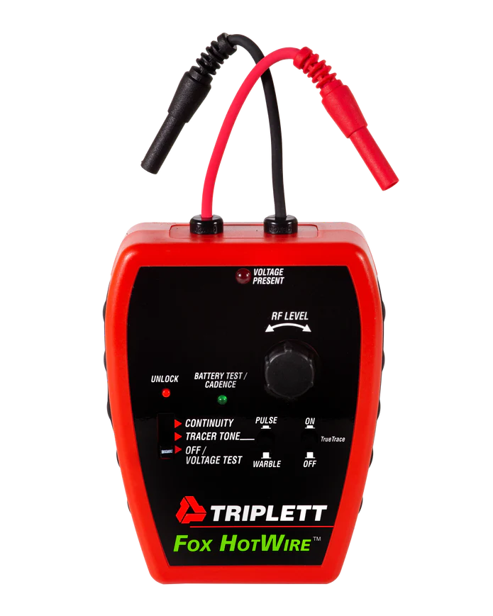 Fox & Hound HotWire(TM) Transmitter for 120/220VAC Power Lines - Underground Wire Locator & Cable Tracer (Model 3382) - Perfect for Electricians, Utility Workers & DIY Home Projects