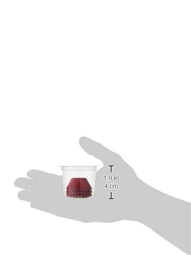 Fox Run Red Foil Disposable Baking Cups for Petit Fours - Perfect for Mini Cupcakes, Candy Cups & Party Desserts