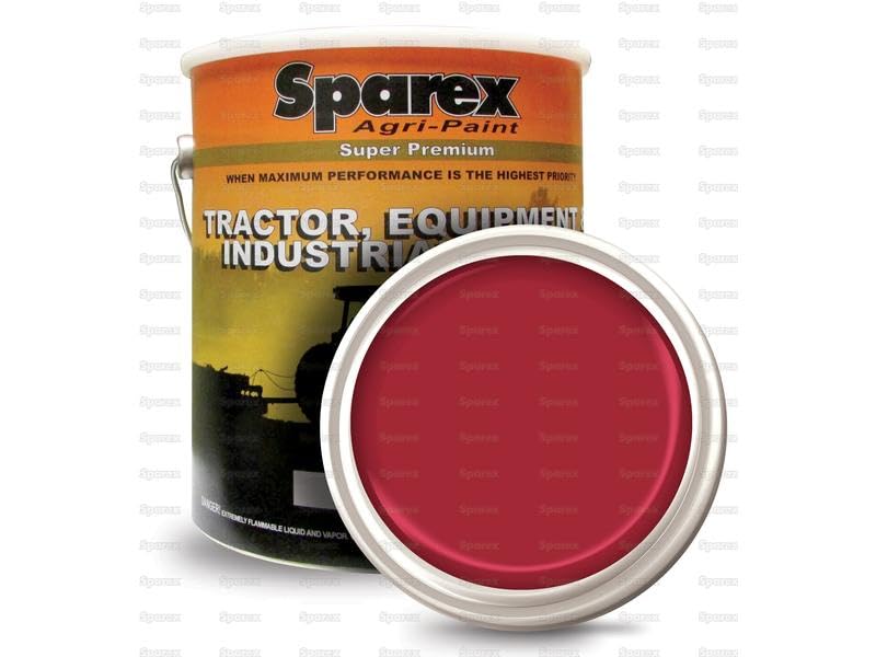 High Gloss Apple Red Paint - 1 Gallon Tin for Furniture, Cabinets & DIY Home Projects | Premium Finish for Wood & Metal Surfaces