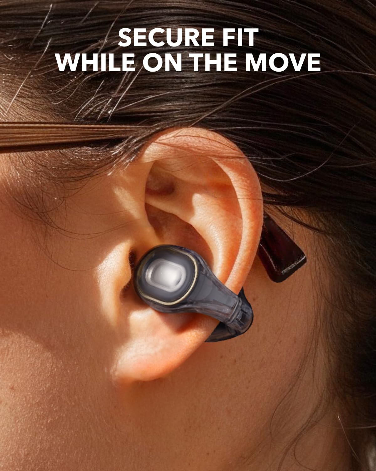Soundcore AeroFit 2 Open-Ear Bluetooth Headphones by Anker - 42H Playtime, Hi-Res Audio, Rich Bass, Wireless Charging, IP55 Waterproof, AI Clear Calls - Perfect for Running, Gym Workouts & Outdoor Activities