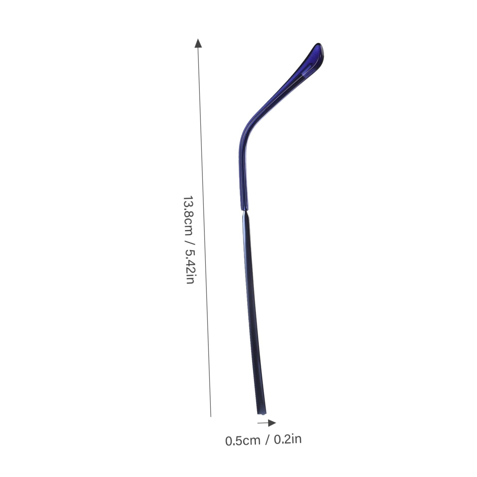 KOMBIUDA Metal Eyeglass Temple Replacement - Easy to Install Glasses Arm for Eyeglass Frames | Perfect for Repairing Broken or Worn-Out Glasses at Home or Office