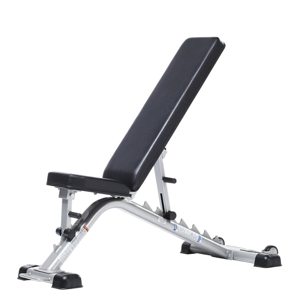 Tuff Stuff Evolution Flat / Incline Adjustable Weight Bench for Home Gym - Perfect for Strength Training, Dumbbell Workouts & Full-Body Exercises
