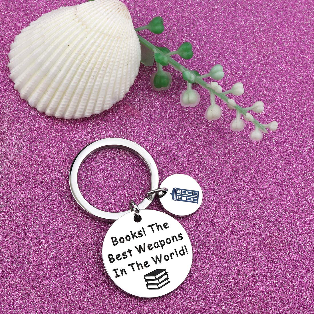 CHOORO Doctor Keychain Book Keyring - Best Weapon Keychain Gift for Doctors, Nurses & Medical Students - Perfect for Scrubs, White Coats & Backpacks