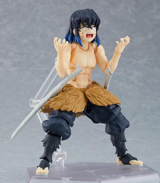 Figma #533 DX Inosuke Hashibira Action Figure - Demon Slayer: Kimetsu no Yaiba Anime Collectible for Display & Cosplay