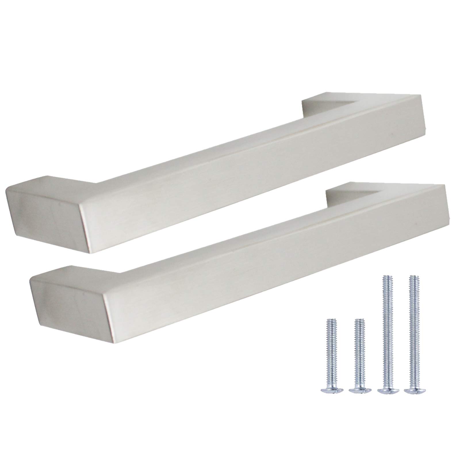 10 Pack Brushed Nickel Cabinet Handles - 3.5
